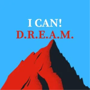 Inspirational quote over mountain image